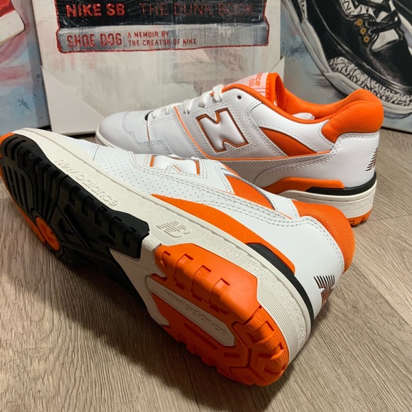 New Balance 550 " Syracuse " Running Shoes Sneakers BB550HG1 Sz 10.5 - Picture 7 of 12